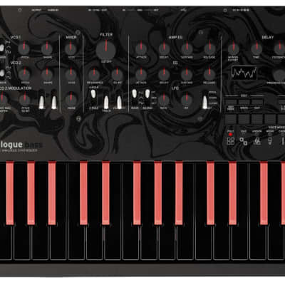 Korg Minilogue Bass 37-Key 4-Voice Polyphonic Synthesizer - Black image 1