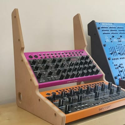 Behringer Crave, Edge & Spice - MDF Triple Stand from Synths And Wood image 2
