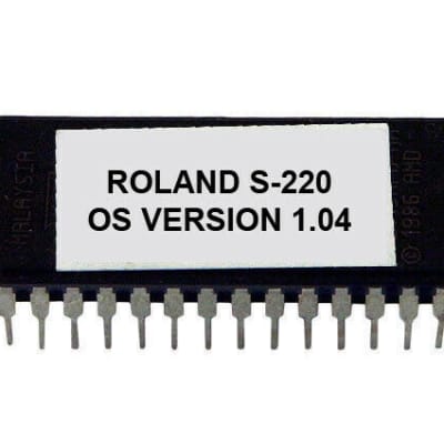 Roland S-220 Version 1.04 firmware OS update upgrade EPROM S220 Sampler