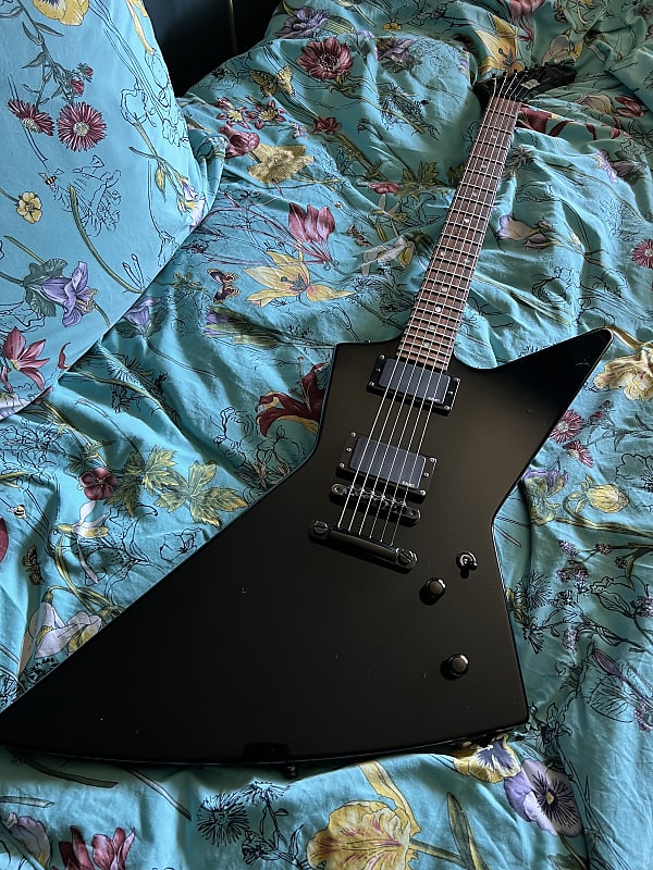 ESP Custom Shop EXP Explorer 1996 Black RARE Hetfield | Reverb