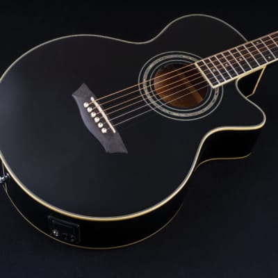 Washburn EA10B Festival Jumbo Acoustic-Electric Guitar (B-Stock) image 10