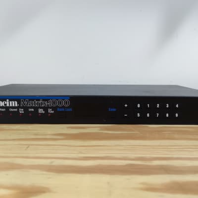 Oberheim Matrix 1000 Rackmount 6-Voice Synthesizer 1987 - Black (Serviced / Warranty)