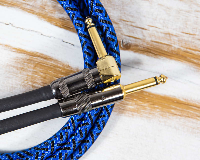 10ft Ultralow Capacitance USA Made Guitar Cable Straight / Reverb