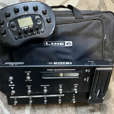【期間限定特価】 Line 6 POD xt Pro w/ SKB rack, FBV Shortboard & exp pedal ギター