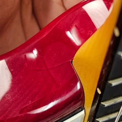 Parker Fly P-38 Trans Red MIK Fishman Piezo Bridge image 17