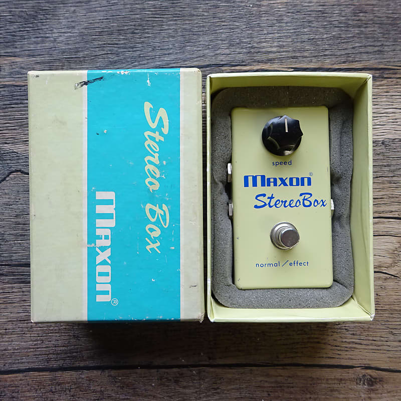 Maxon Stereo Box w/ Original Box & Manual 1970s Vintage Made