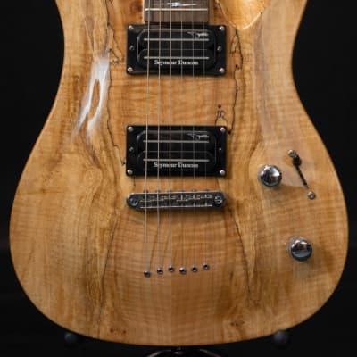 Aria Pro II MAC-EXO SPN Spalted Maple Electric Guitar image 3
