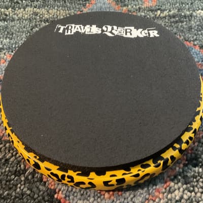 Zildjian Travis Barker Practice Pad - 6 inches, Orange Cheetah Print image 3