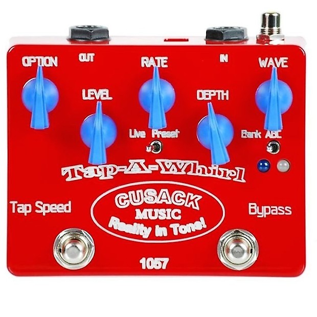 Cusack Music Tap-A-Whirl Tremolo Pedal image 1