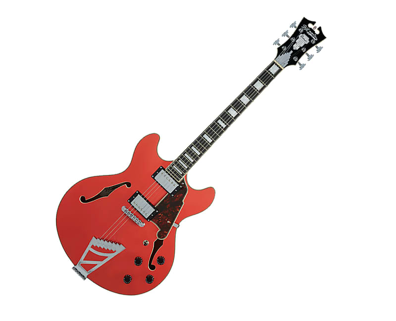 D'Angelico Premier DC w/ Stairstep Tailpiece - Fiesta Red image 1