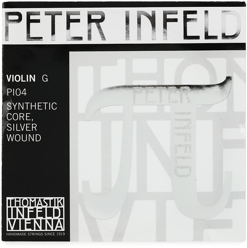 Thomastik-Infeld PI04 Peter Infeld Violin G String - 4/4 Size Silver Wound image 1