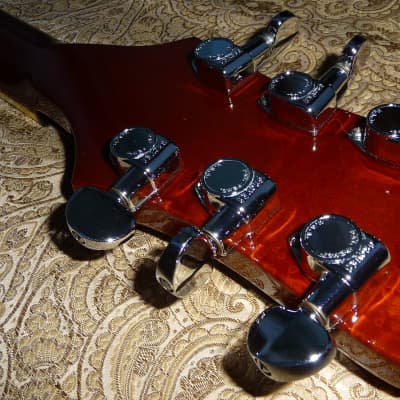 Vintage 1974 Rickenbacker 481 Guitar, Heavy Birdseye Maple, Beautiful RARE Walnut Brown Gloss Finish image 16
