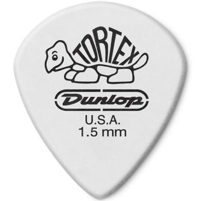 Dunlop 498R15 Tortex Jazz III XL 1.5mm Guitar Picks (72-Pack)