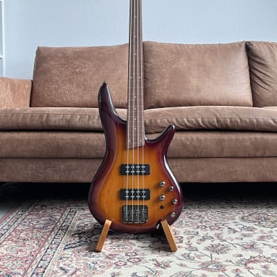 Ibanez SR375EF-BBT Soundgear 4-String Fretless Bass 2010s - Brown Burst for sale