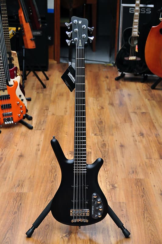 Warwick Rock Bass Corvette passive 5弦 Warwick Rockbass Corvette 5 Passive Nirvana Black | Reverb