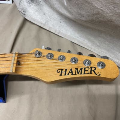 Hamer USA T-51 T51 Singlecut Guitar Butterscotch Blonde / Maple Neck image 9