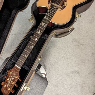 Takamine TSF-48C Acoustic/Elec. 2019 package, w/case, setup review, & shipping image 2