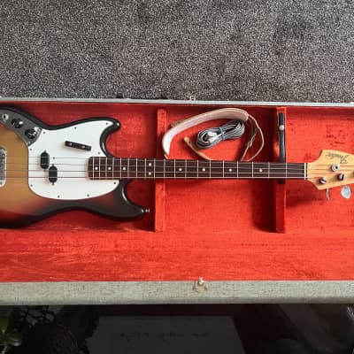 Fender Mustang Bass left handed 1975 mega rare image 12