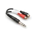 Hosa YPR102 TRS Male To Dual RCA Female Y Cable