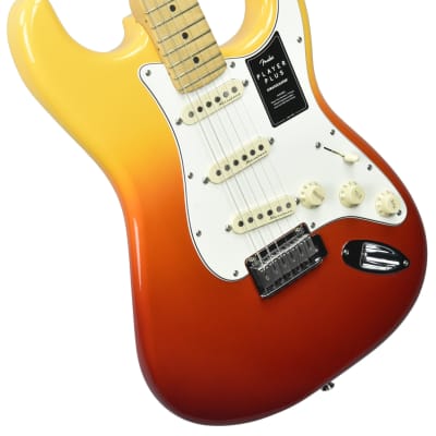 Fender Player Plus Stratocaster in Tequila Sunrise MX21128020 image 9