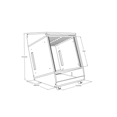 Sessiondesk ALEA (Studiorack, Siderack) Neu, OV, (UVP: 549€) image 6