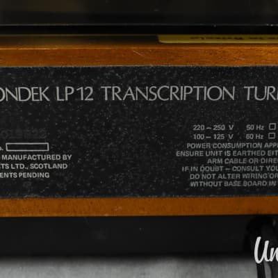 Linn Sondek LP12 Transcription Turntable in Very Good Condition image 14