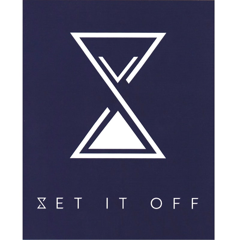 Set It Off - Midnight Ltd Ed New RARE Band Logo Sticker! Rock Pop