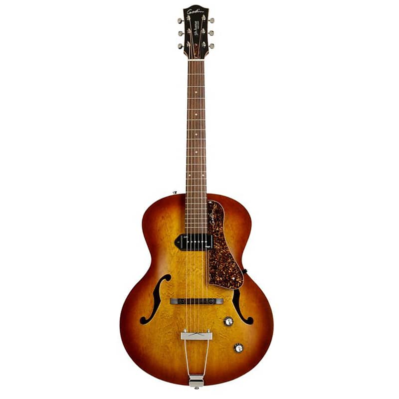 Godin 5th Avenue Kingpin Semi Acoust ic Guitar, Cognac Burst   - Semi Acoustic Guitar Bild 1