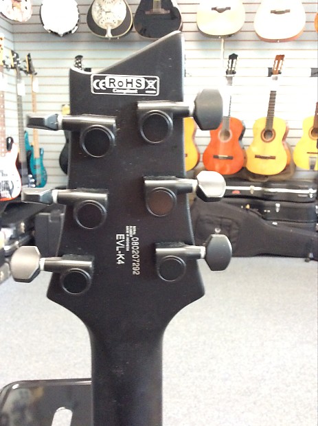 Cort EVL-K4 Custom 2010's Satin Black | Reverb