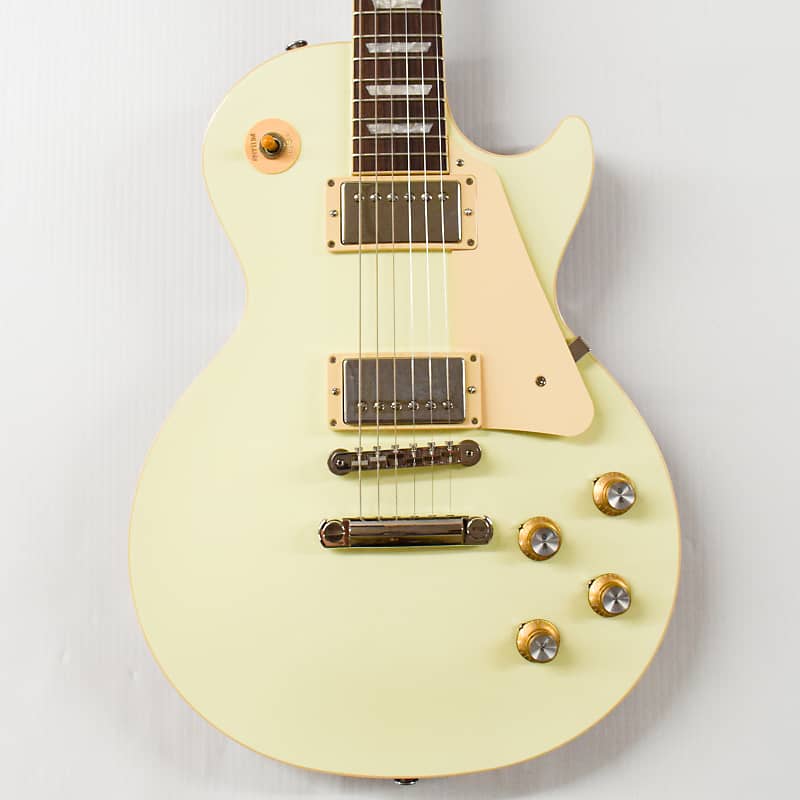 Gibson Les Paul Standard '60s Plain Top Electric Guitar - Classic White