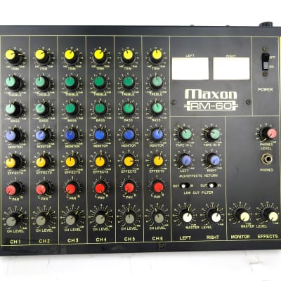 MAXON RM-60 + RM-100EX 6 Channel Audio Mixer / Expander | Reverb