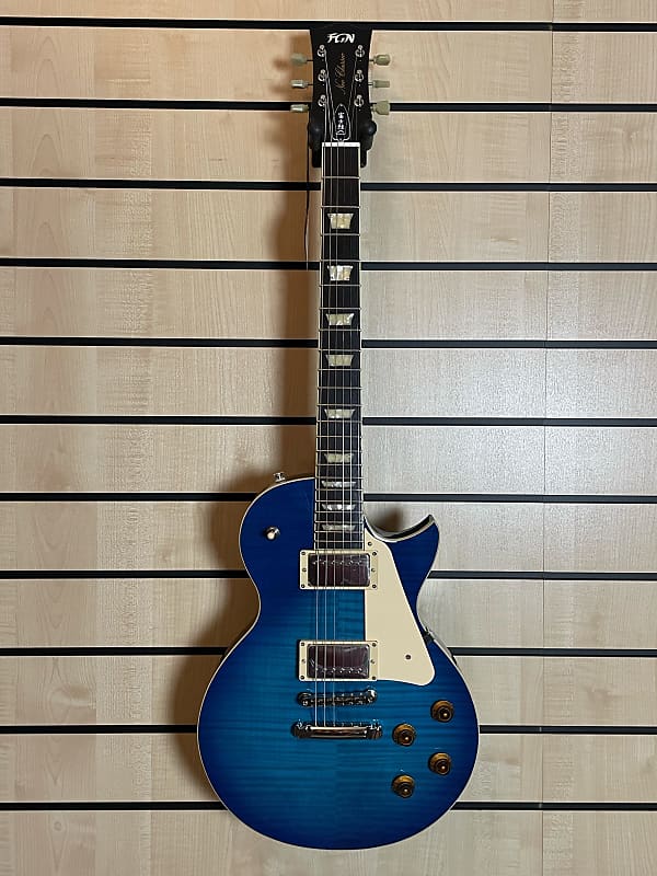 FGN Neo Classic LS10 R FM BBT Blue Burst Electric Guitar Made in Japan