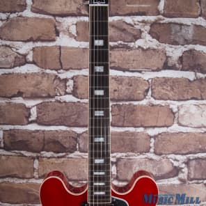 2017 Gibson Memphis ES-335 Block Semi-Hollow Electric Guitar Cherry 7755 w/OHSC +COA image 3
