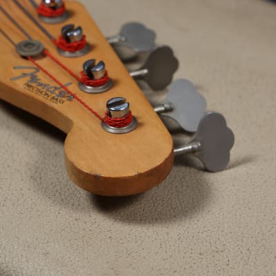 1964 Fender Precision Bass - Fiesta Red - OHSC image 17