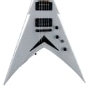Dean V Dave Mustaine Metallic Silver Electric Guitar, Dual Humbuckers, VMNTX MSL
