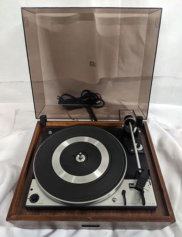 Dual 1225 2-Speed Idler-Drive Turntable Record Player Clean 1970's image 1
