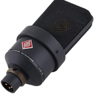 Neumann TLM103 Cardioid Studio Condenser Microphone with SG1 mount and box - Black image 2
