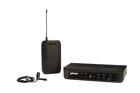 Shure BLX14/CVL-H10 Wireless System with CVL Lavalier Microphone image 1