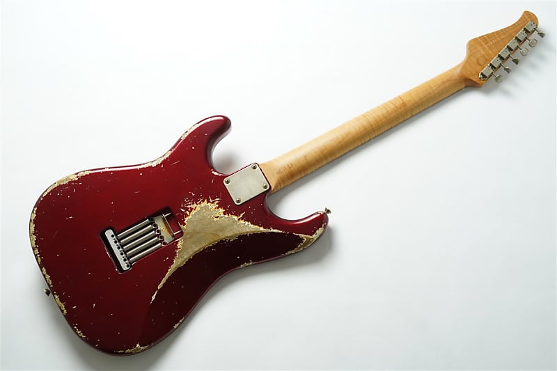 Xotic XSC-2 - Dark Candy Apple Red Heavy Aged / Alder / RM-R