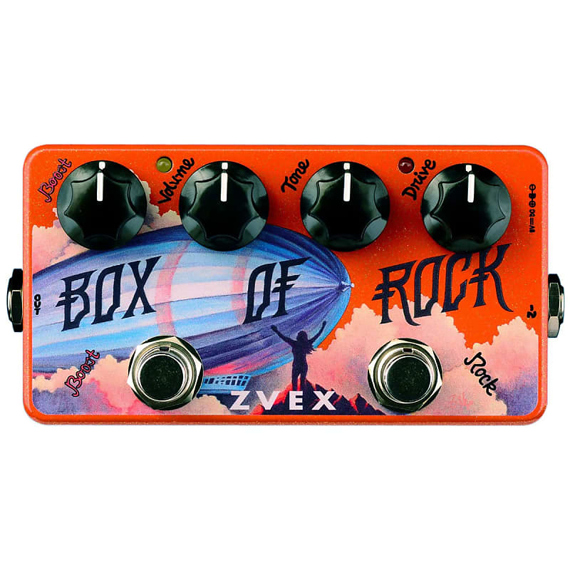 Zvex Vexter Series Box Of Rock Clean Boost & Distortion Pedal | Reverb