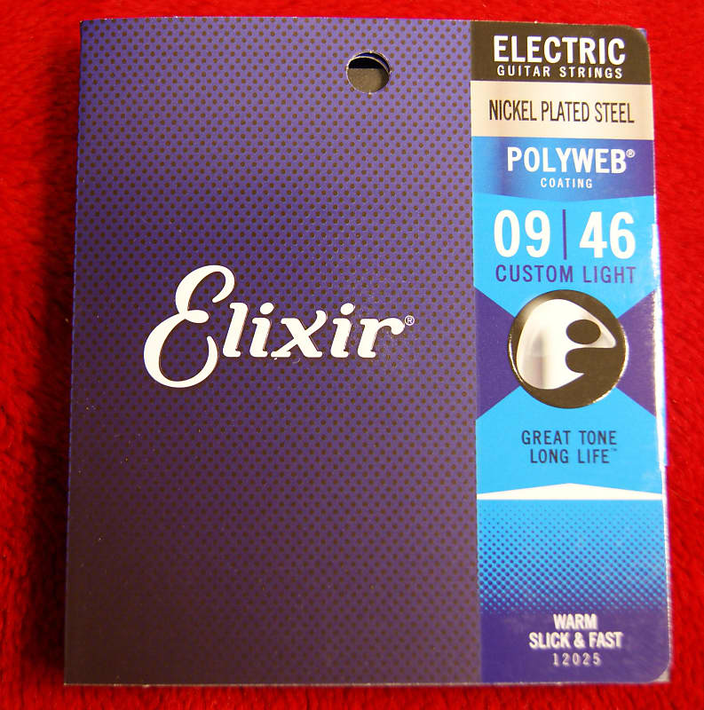 Cordes Elixir® pour guitare électrique avec revêtement OPTIWEB®, Light  (.010-.046)