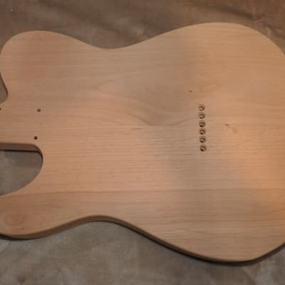 Unfinished Telecaster 2 Piece Alder Body Book Matched Flame Maple Top Std Tele Pup Route 3lbs 6oz image 5