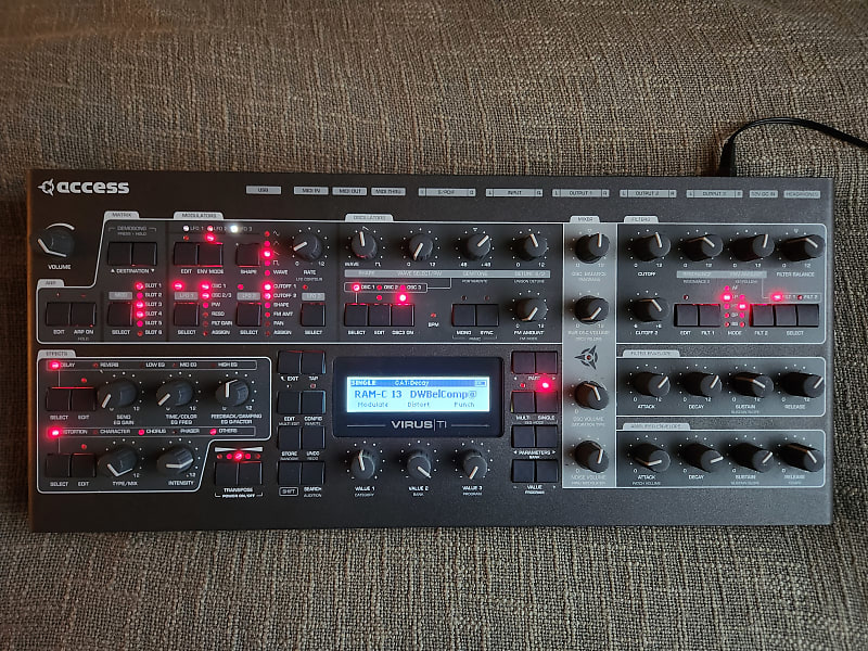 Access Virus Ti2 Desktop TI2 Desktop Digital Synthesizer | Reverb