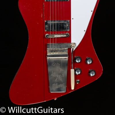 Gibson Custom Shop 1963 Firebird V w/ Maestro Vibrola Murphy Lab Light Aged Cardinal Red (143) image 3