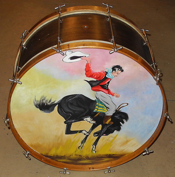 14 bass top drum head