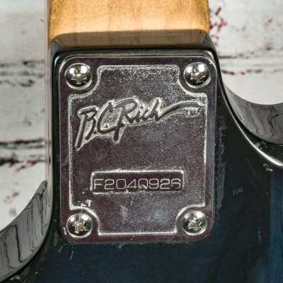 BC Rich - Platinum Series Bich - Solid Body HH Electric Guitar, Dark Blue Burst - x0926 - USED image 11