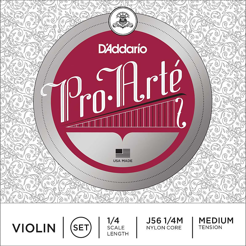 D'Addario D'Addario Pro Arte 1/4 Violin String Set Medium Gauge image 1