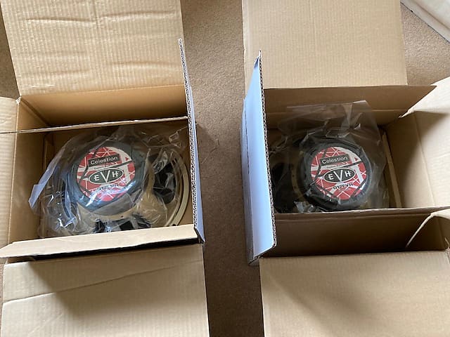 Celestion G12 EVH (Eddie Van Halen) 20W 8 Ohm 2019 Black/EVH stripes - 2  Speakers