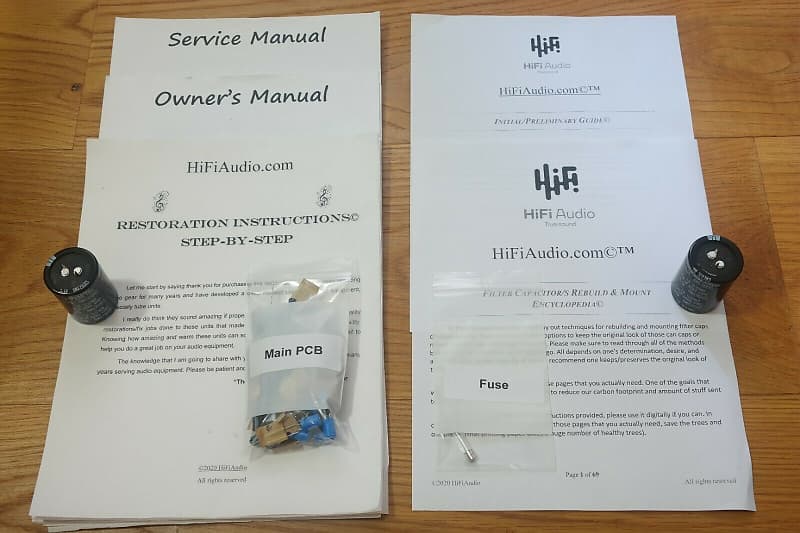 Yamaha CX-830 restoration kit filter capacitor repair rebuild fix  			