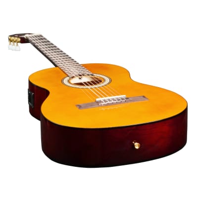Artist CL44AM Full Size Classical Guitar Ultimate Pack - Amber image 5